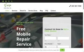 Van Go Auto Glass, Inc. of Lafayette website