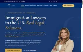 Campos Law Firm - Lakewood website