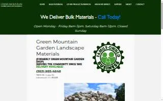 Green Mountain Garden Landscape Materials website