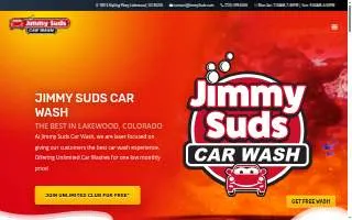 Jimmy Suds Car Wash website