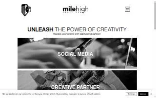 Mile High Creatives website