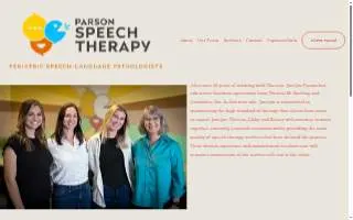 Parson Speech Therapy of Lakewood website