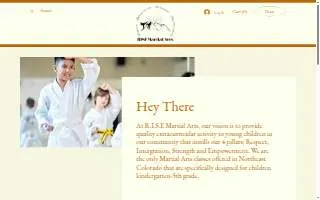 Rise Martial Arts of Lakewood website
