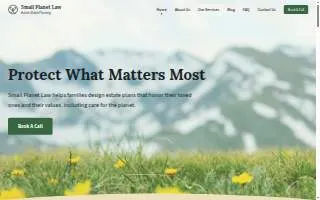 Small Planet Law LLC website
