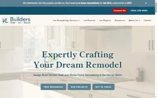 VL Builders website