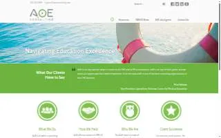 AOE Consulting website