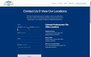 Colorado Professionals Title