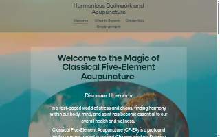 Harmonious Bodywork and Acupuncture