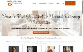 Kelly Weaver Photography website