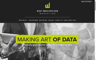 EOS Healthcare Marketing website