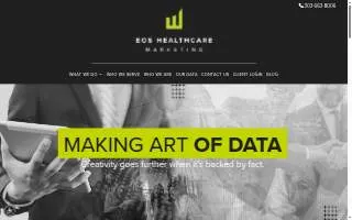 EOS Healthcare Marketing website