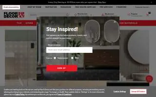 Floor & Decor of Lone Tree website