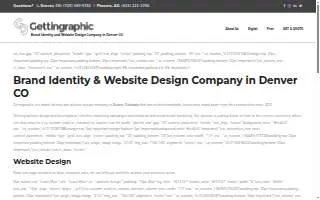 Gettingraphic, LLC of Lone Tree website