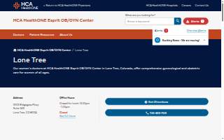 HCA HealthONE Esprit OB/GYN Center - Lone Tree