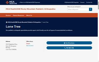 HCA HealthONE Rocky Mountain Pediatric Orthopedics