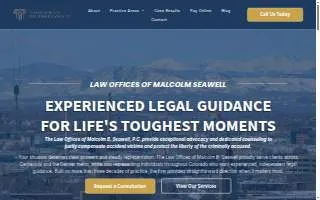 Law Offices of Malcolm B. Seawell, PC website