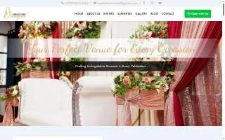 Meadows Banquet & Event Center website