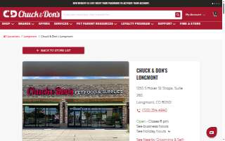Chuck & Don's Pet Food & Supplies of Longmont