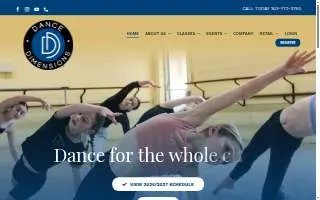 Dance Dimensions of Longmont website