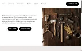 Golden Mountain Handyman LLC website