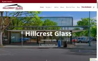 Hillcrest Glass website