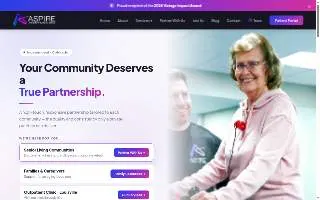 ASPIRE Therapy and Wellness website