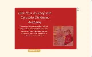 Colorado Children's Academy of Flatirons website
