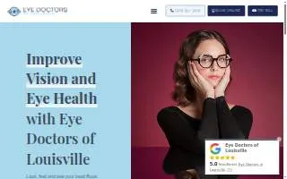 Eye Doctors of Louisville website