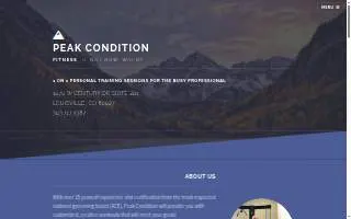 Peak Condition website