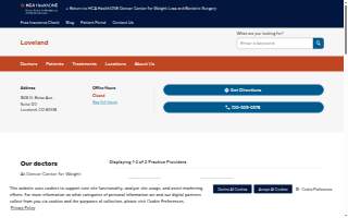 HCA HealthONE Denver Center for Weight Loss and Bariatric Surgery - Loveland