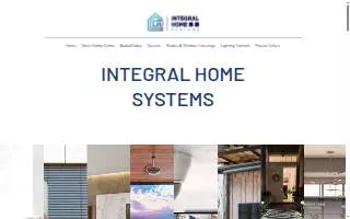 Integral Home Systems website