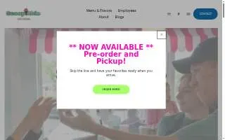 ScoopAble Ice Cream website