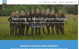 Black Canyon Dental website