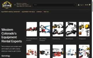 Black Canyon Equipment Rentals Inc. website