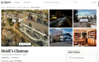 Heidi's Chateau website