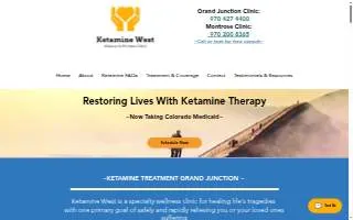 Ketamine West website