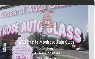 Montrose Auto Glass website