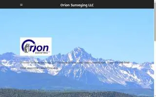 Orion Surveying website