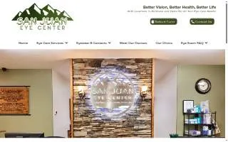 San Juan Eye Center website