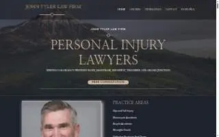 The John Tyler Law Firm website