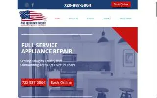 AAG Appliance Repair website