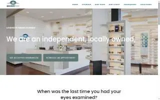 Ascent Eyes Parker website