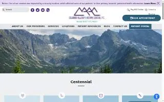 Colorado Allergy & Asthma Centers - Centennial website