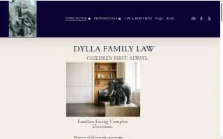 Dylla Family Law website