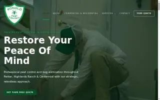 Konold Pest Control website