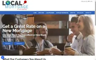 Local Mortgage Partners website