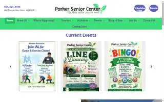 Parker Senior Center website