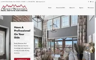 Rocky Mountain Real Estate Advisors website