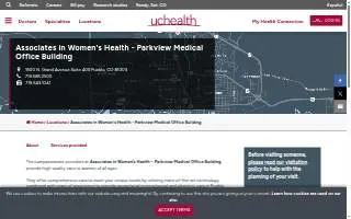 Associates in Women's Health - Parkview Medical Office Building website