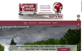 Colorado Grouting Inc. - Foundation Repair website